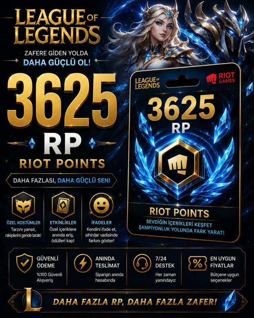 Riot Points 3625 RP