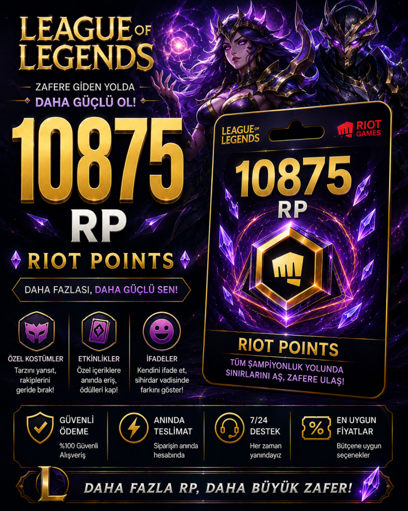 Riot Points 10875 RP