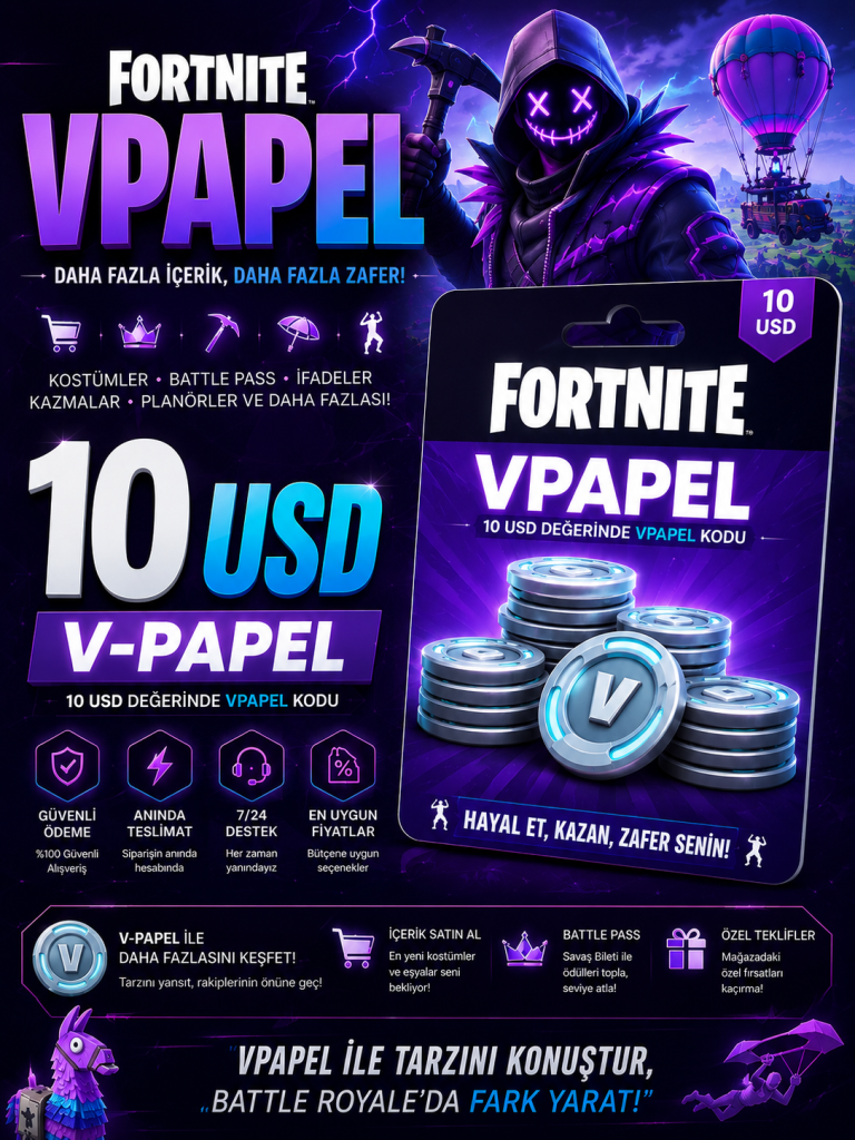 Fortnite Vpapel 10 USD
