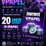 Fortnite Vpapel 20 USD