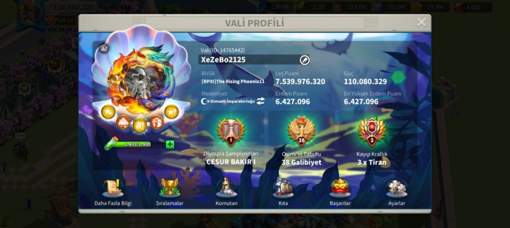 Vip 19 A 700K KALMIŞ VİP18 OKÇU META PRİME HESAP ! 5 KITA FULL SET !!