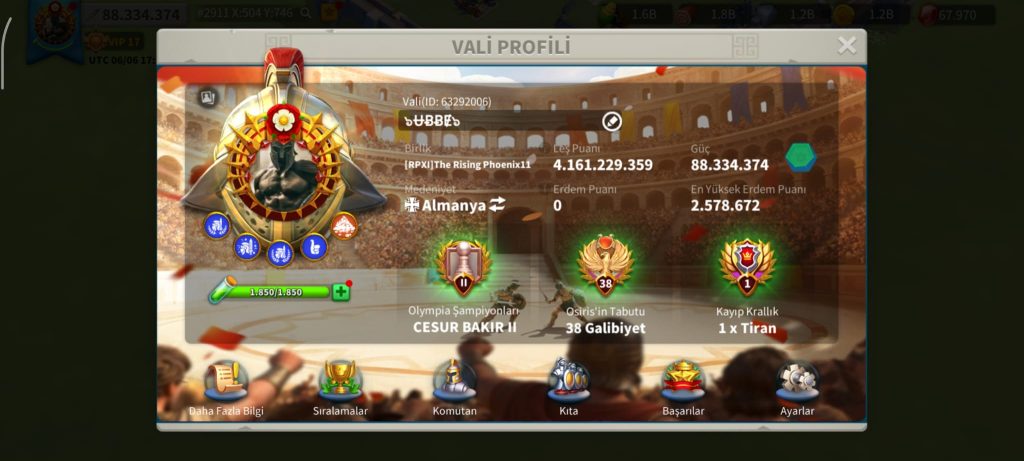 VİP18’E YAKIN // VİP17 4 KITA FULL SET ! 5 KITA AÇIK ALAN + ZENİTH TEMALI HESAP ! 2000 GÜN HIZ ! 16B RSS !