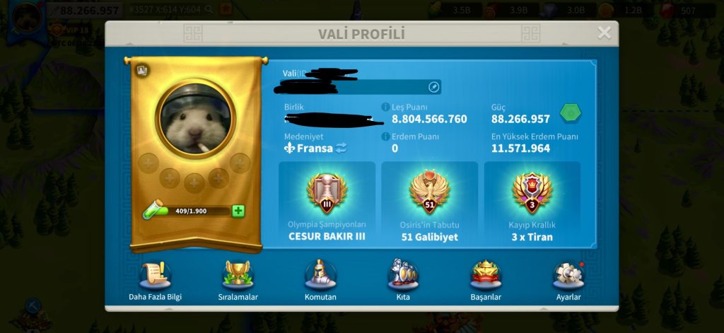 VİP18 // 5 KITA FULL SET ! TOTAL 34B RSS VERİLCEK ! META PRİME HESAP !