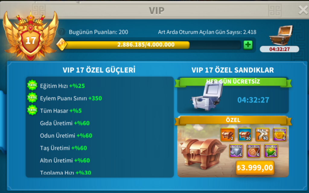 VİP17 HAZIR GÖÇ EDEBİLİR 4 KITA FULL SET HESAP ! 782 ALTIN KAFA ! META PRİME KOMUTANLAR !