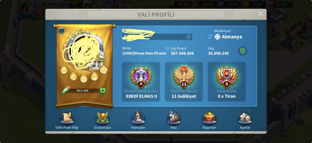 160 GÜNLÜK KVK2 HAZIRLIK HESABI 401X ( 90K GEMS 370 GÜN HIZ & 200K AP. Yagmacılarda T5 Hazır. )