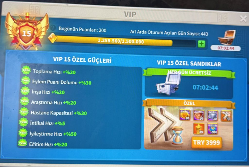 VİP15 SON META PRİME KOMUTANLI T5 AÇIK HESAP !