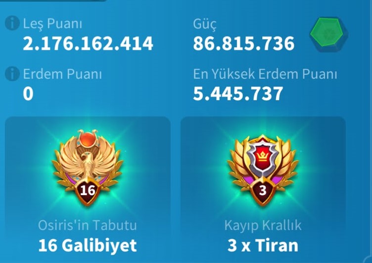VİP17 5 KITA AÇIK ALAN HAZIR GÖÇ EDEBİLİR HESAP ! 907 GÜN HIZ ! 10B RSS !