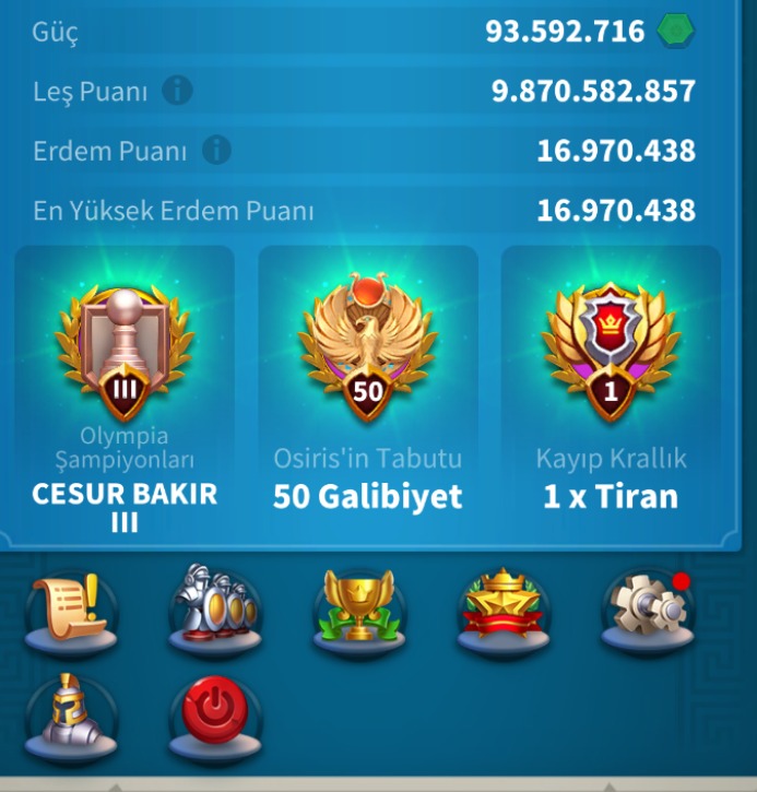 VİP18 GÖÇ ETMEYE ÇOK YAKIN ! 5 KITA FULL SET ! 700 GÜN HIZ ! 8B RSS ! MUHTEŞEM META PRİME HESAP !