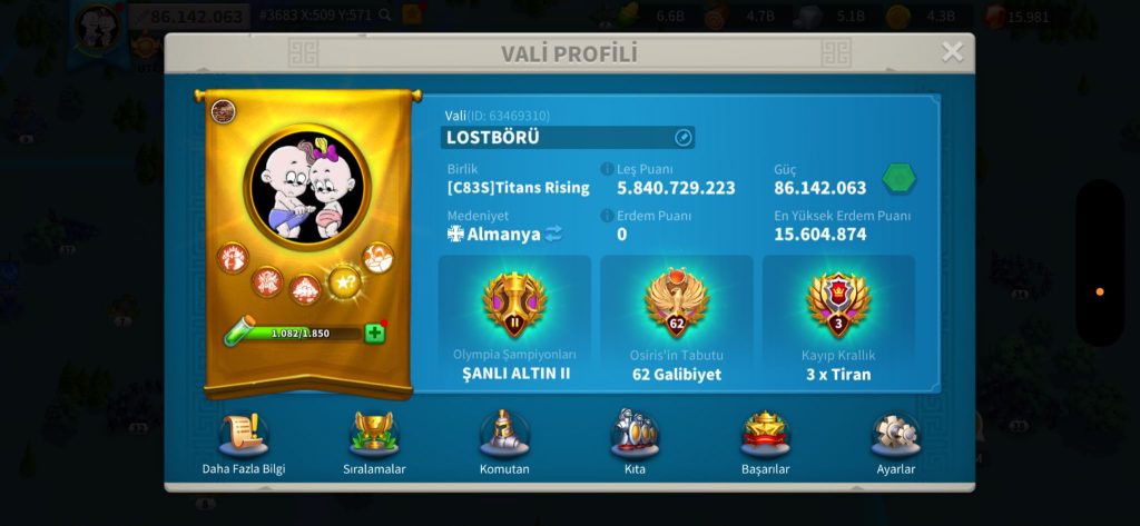 Vip 17 //18 için 700 k GÖÇE YAKIN 5 KITA AÇIK ALAN FULL V SETLİ SÜVARİ SETİ ! 1000 GÜN HIZLANDIRMA ! 18B RSS !