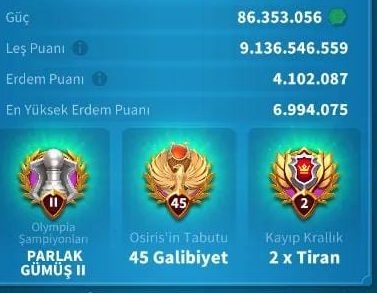 VİP 18 HAZIR GÖÇ EDEBİLİR 5 KITA FULL SET RALY LİDER ÜRÜNÜ ! ! 16B RSS ! 40/15 KRİTİK ! 430 ALTIN KAFA !