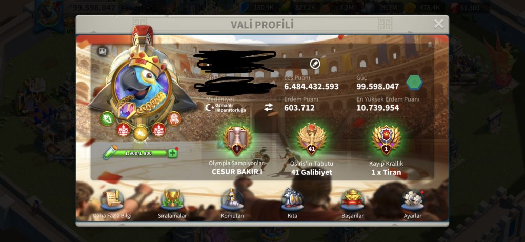 Vİ18 – 5 KITA FULL + FULL SET ! 49/8 KRİTİK ! +2121 GÜN HIZ ! +9B RSS !