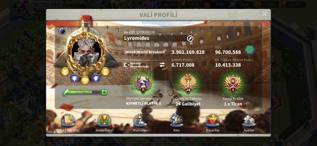 500 GÜNLÜK VİP 19 200K CEVHER +1200 GÜN HIZ ! +24 B ÜZERİNDE RSS !