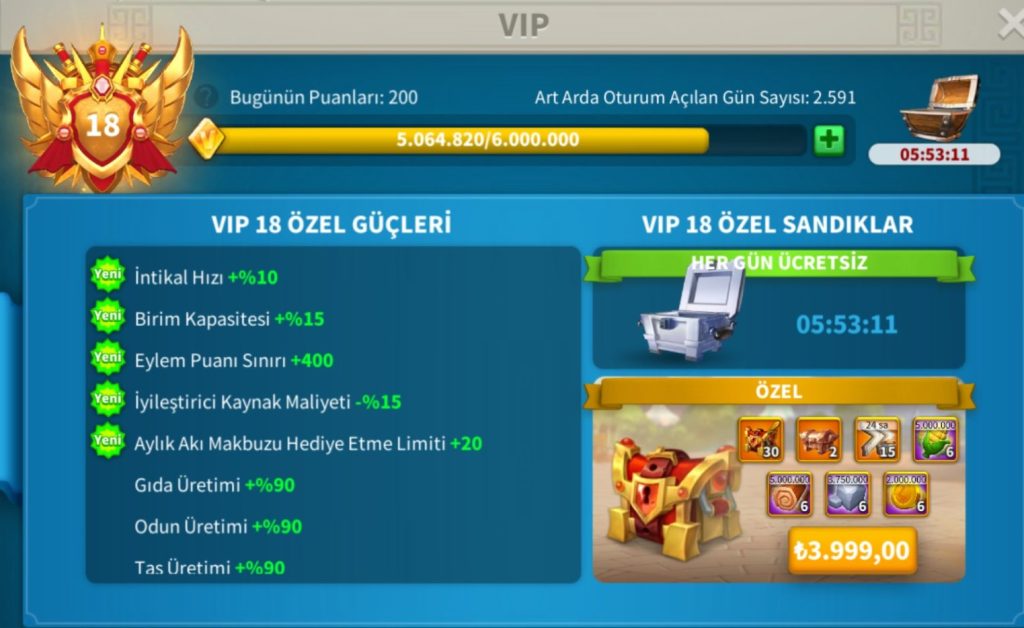 VİP18 // 5 KITA FULL SET + ZENİTH !