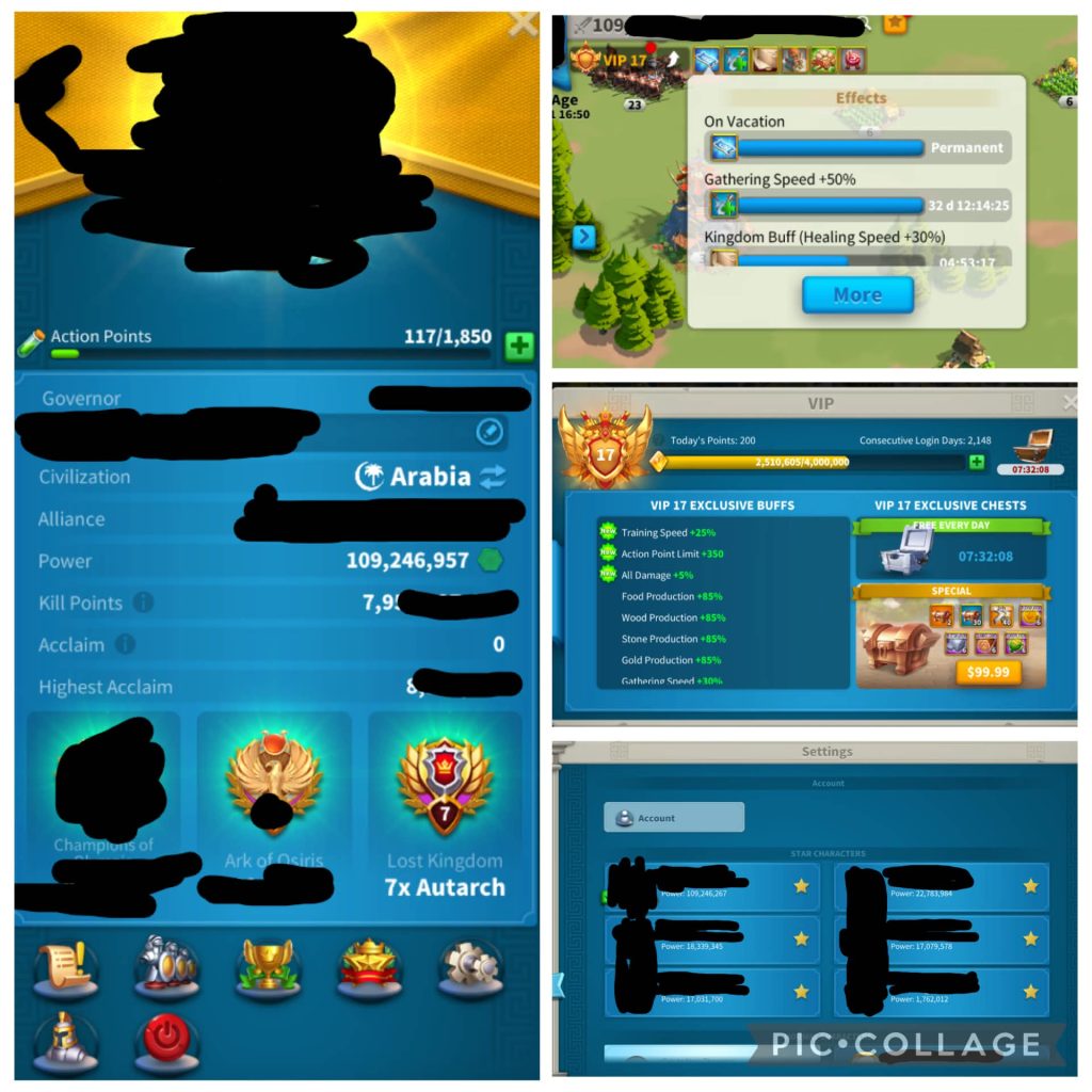 ⚡ KELEPİR VIP 17 | 1800 Altın Kafa | 1500+ Gün Hız | 81 Pasaport | 11M Kredi