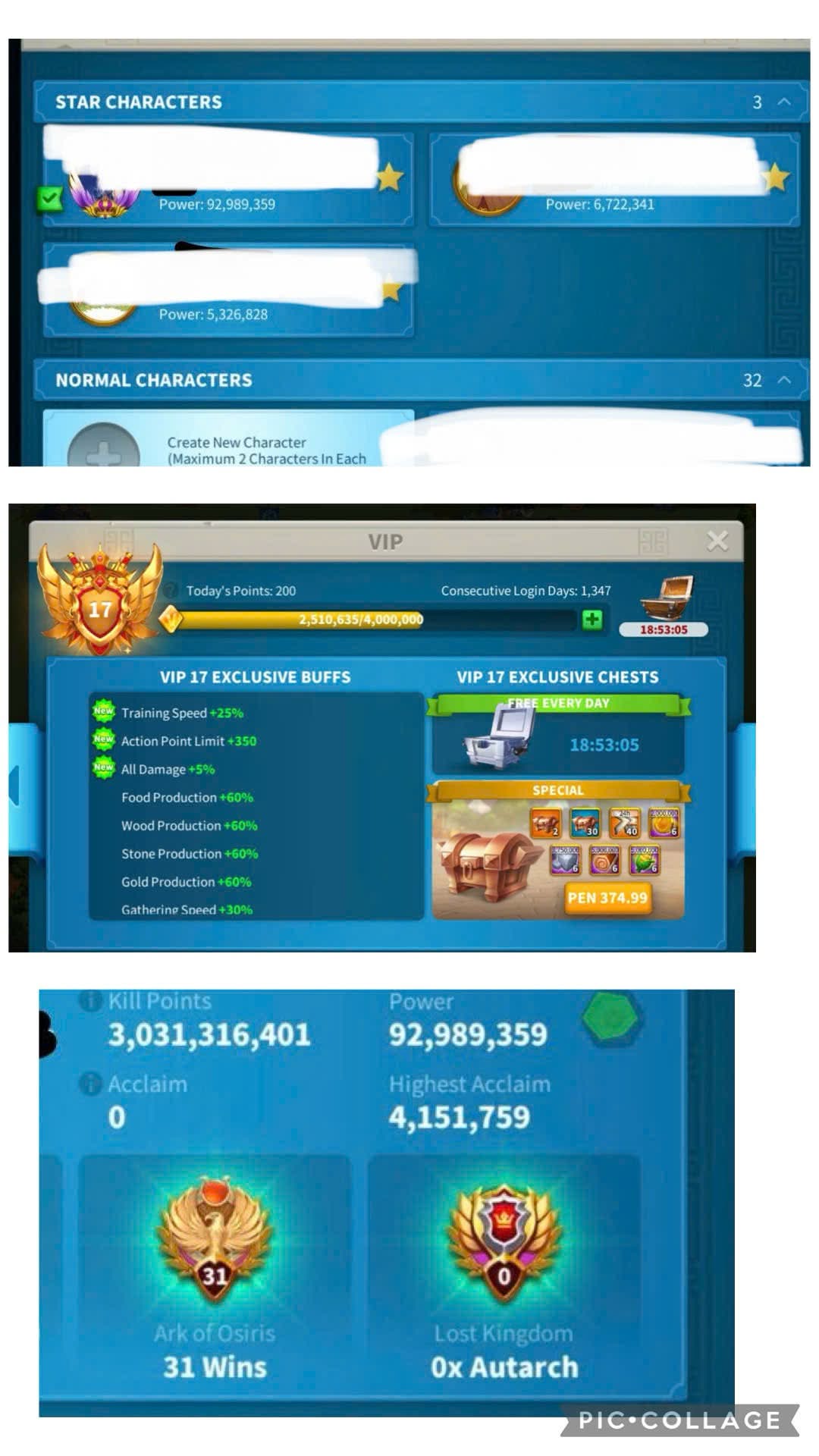 VIP 17 | 4 Kıta Sağlam | 1500+ Gün Hızlandırma | 10B RSS | 56 Pasaport | Göçe Hazır