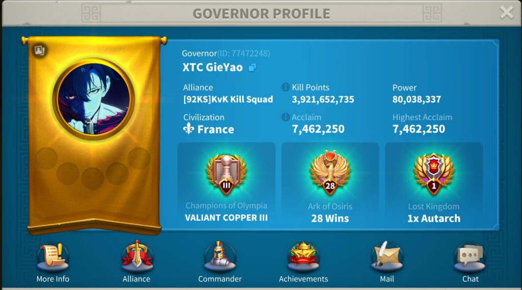 🔥 VIP 16 | 4 KITA | ALANLIK | 2650+ GÜN HIZLANDIRMA | 10B RSS | 820+ ALTIN KAFA