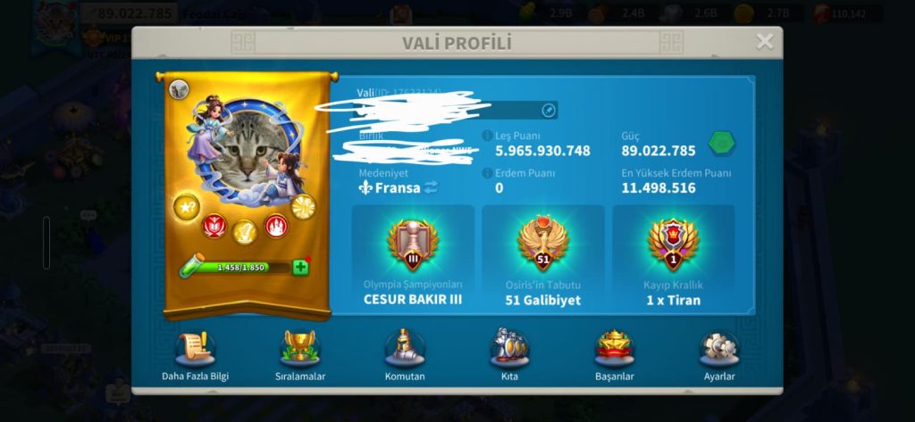 VİP17 5 KITA  FULL SET ! +1520 GÜN HIZLANDIRMA ! FULL MİX ! +9B RSS !